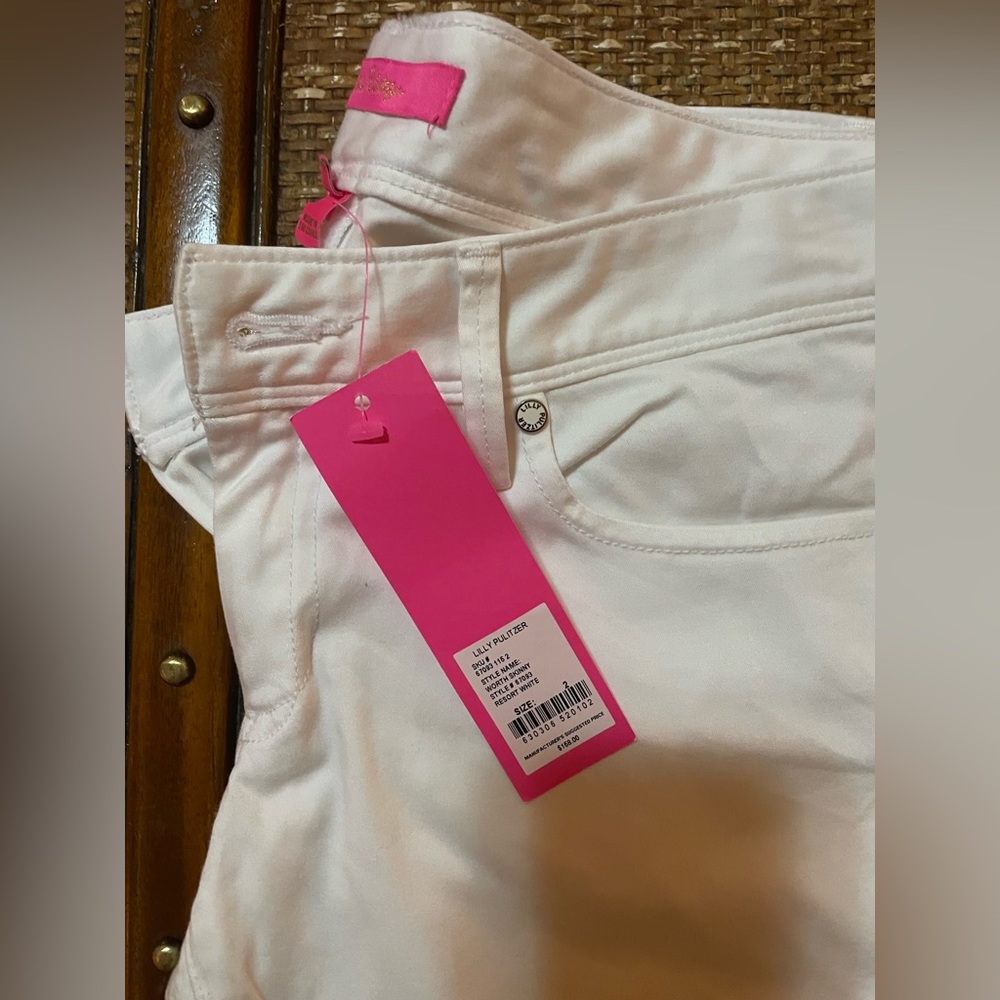 Lilly Pulitzer White Worth Low-Rise Skinny Jean 2